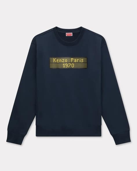 Buy KENZO City Classic Regular Fit Sweatshirt | Black Color Men