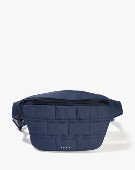 NETPLAY Men Quilted Waist Pouch