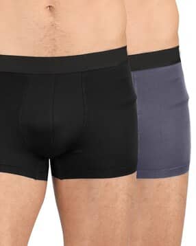 xqsee Men Pack of 2 Trunks with Elasticated Waist-picture-42