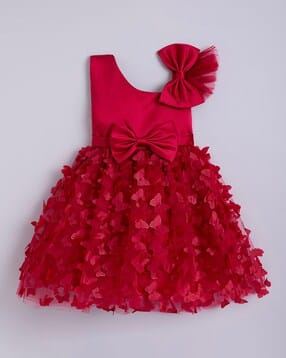 hopscotch Girls Embellished Fit and Flare Dress-picture-13