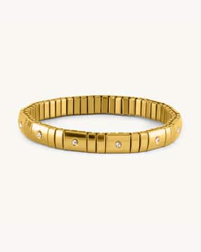 palmonas Women Gold-Plated Stone-Studded Bracelet-picture-27
