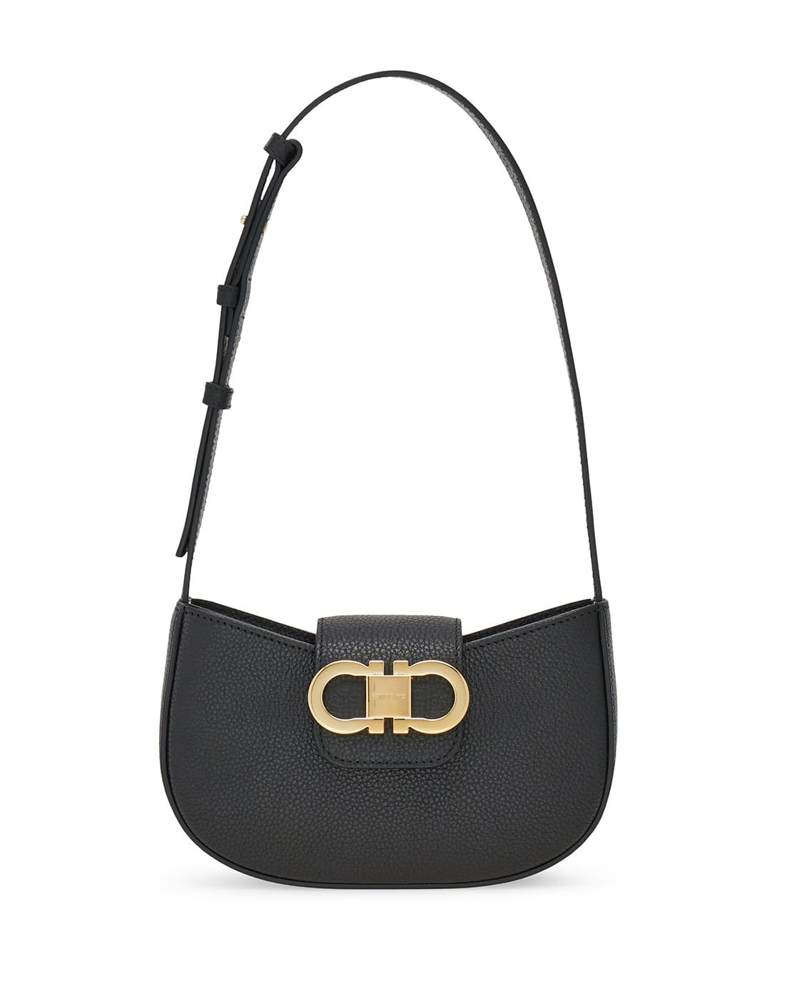 Buy Ferragamo Double Gancio Mini Bag | Black Color Women | AJIO LUXE
