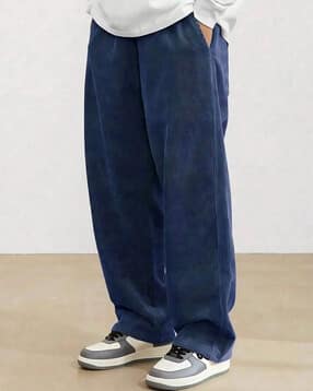 buda jeans co Men Ribbed Relaxed Fit Pants -picture-35