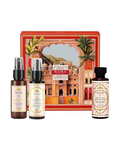 KAMA AYURVEDA Pack of 3 Rose Radiance Gift Set