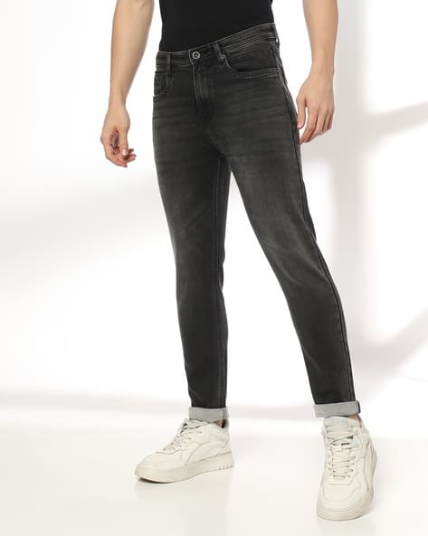 DNMX Men Mid-Wash Slim Fit Jeans Offers & Cashback