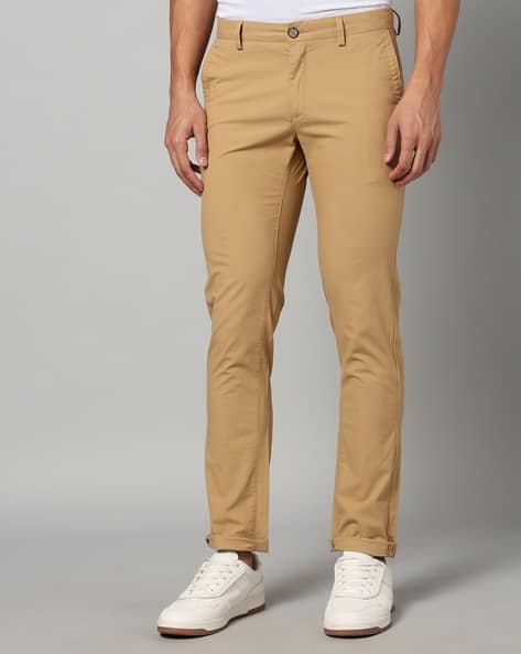 Buy Beige Trousers Pants for Men by PETER ENGLAND Online
