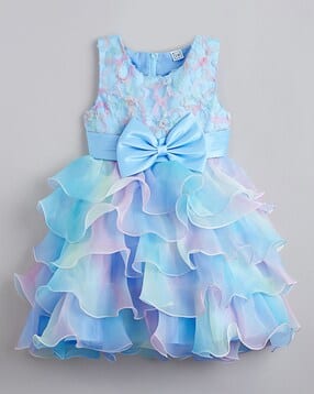 hopscotch Girls Embellished Fit and Flare Dress-picture-13