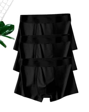 star word Men Pack of 3 Trunks with Elasticated Waist-picture-28