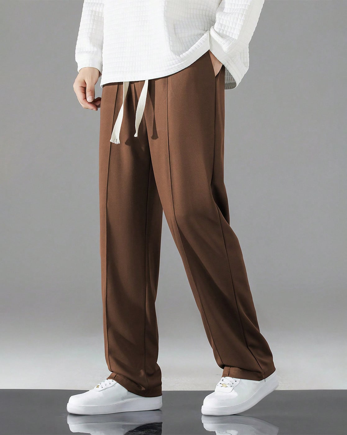 Buy Alpha Tribe Men Mid-Rise Baggy Fit Pleate Online | Ajio.com
