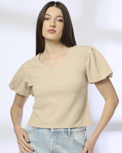 Women Checked Regular Fit Top