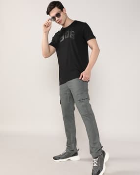 lee cooper Men Slim Fit Cargo Pants-picture-26