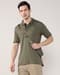 Men Regular Fit Polo T-Shirt with Logo Embroidered