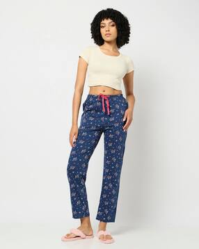 yousta Women Floral Print Regular Fit Pyjamas-picture-26