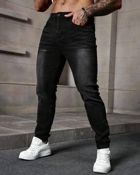 avanova Men Mid-Wash Slim Fit Jeans -picture-31