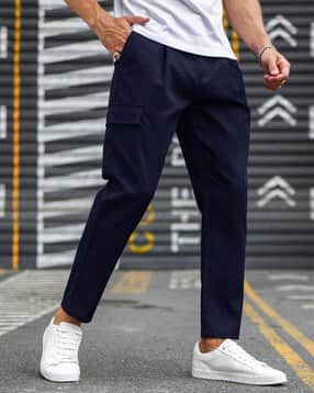 alpha tribe Men Mid-Rise Straight Fit Cargo Pants-picture-11