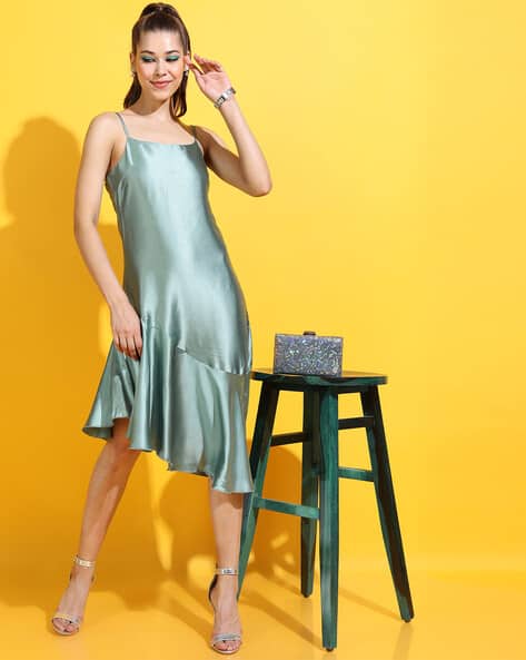 Tokyo Talkies Women Drop Waist Midi Length Dress