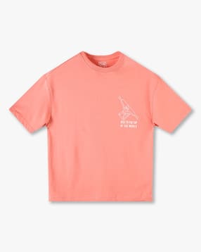 Boys Skatepark Print Relaxed Fit Crew-Neck T-Shirt