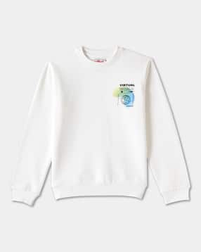 r&b Boys Graphic Print Sweatshirt with Full Sleeves-picture-51