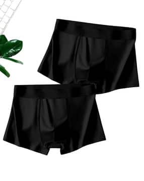 Men Pack of 2 Trunks with Elasticated Waist