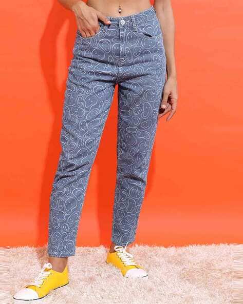 Tokyo Talkies Women Printed Slim Fit Jeans