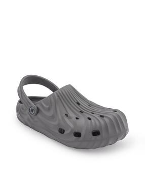 red tape Men Perforated Slip-On Clogs-picture-22