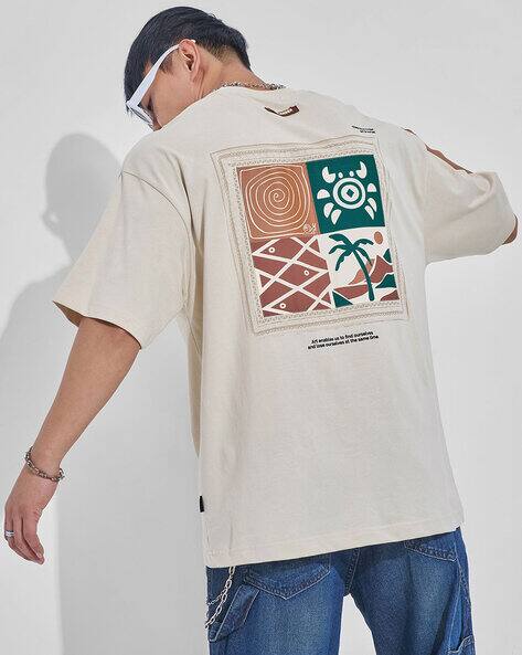 Highlander Men Graphic Print Oversized Fit T-Shirt