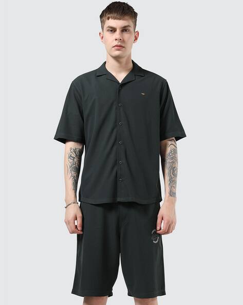 Stellers Men 2-Piece Shirt with Shorts