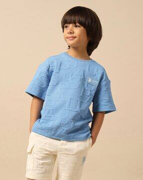 u.s. polo assn. Boys Typographic Print Boxy Fit T-Shirt-picture-26
