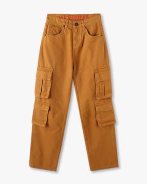 Boys Cargo Straight Fit Jeans-image-20