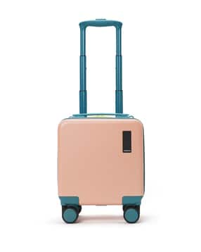 Quirky Print Trolley Bag with Detachable Strap-image-3