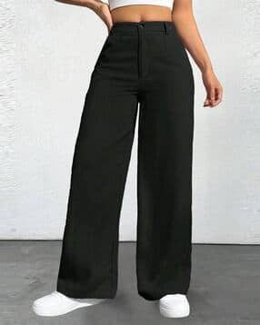 fyre rose Women Straight Fit Flat-Front Trousers-picture-21