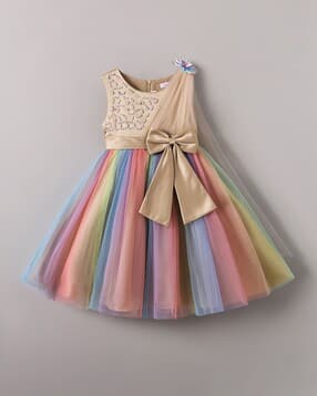 hopscotch Girls Embellished Fit & Flare Dress-picture-45