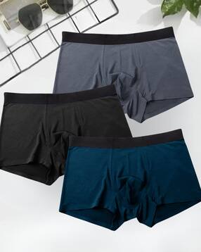 star word Men Pack of 3 Trunks with Elasticated Waist-picture-25