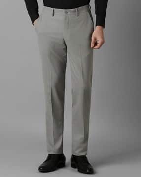 louis philippe Men Flat-Front Slim Fit Pants-picture-48