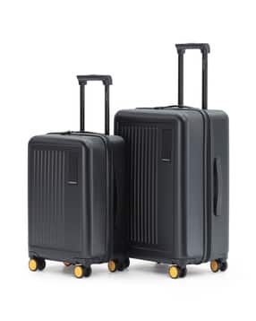 Set of 2 Striped Trolley Bags with TSA Lock-image-21