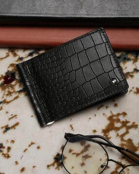 louis philippe Men Croc-Embossed Bi-Fold Wallet-picture-15