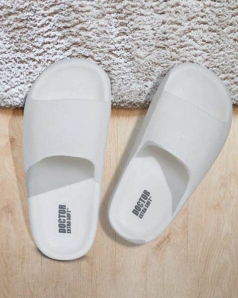 Buy White Flip Flop Slippers for Men by Doctor Extra Soft Online
