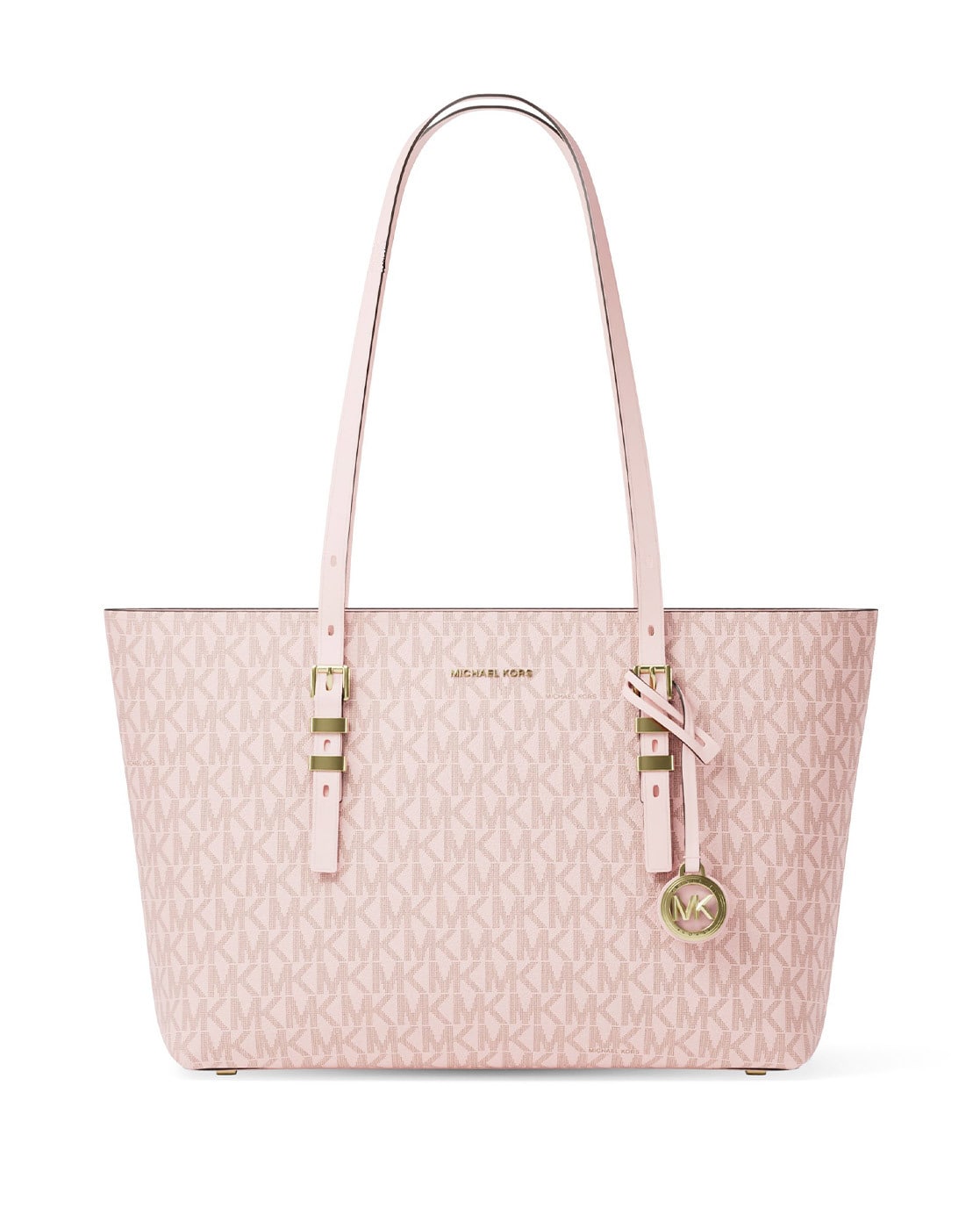 Buy Michael Kors Quinn Medium Top-Zip Tote Bag | Pink Color Women