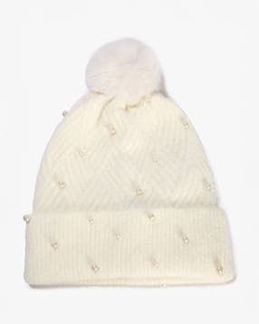 Embellished Beanie with Pom-Pom-image-13