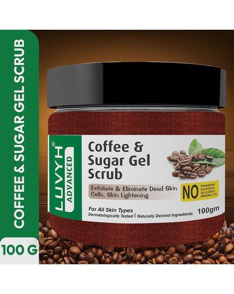 LUVYH Women  Coffee Face and Body Gel Scrub