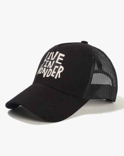 YOUSTA Men Typographic Print Baseball Cap