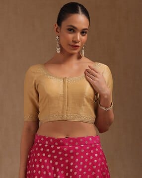 soch Women Embroidered Front Open Blouse -picture-43