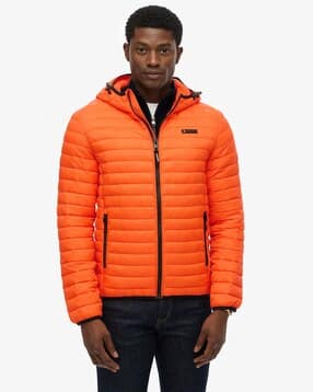 superdry Men Fuji Lite Regular Fit Hooded Puffer Jacket-picture-22