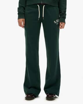 superdry Women Athletic Embroidered Flared Track Pants-picture-37