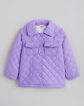 Girls Zip Front Puffer Jacket-image-9