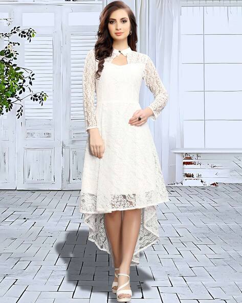 LEIA Women Self-design A-line Dress