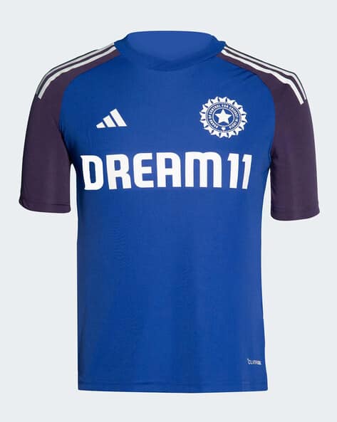 Blue India Cricket Training Jersey Buy Blue Black Tshirts For Boys