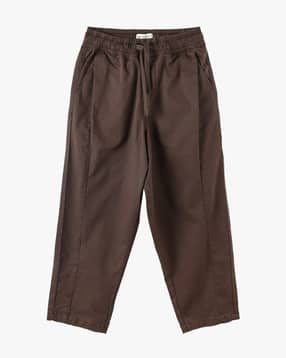 Boys Baggy Fit Pleated Trousers