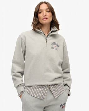 superdry Athletic Collared Half Zip Sweatshirt-picture-31