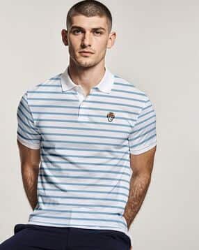 buda jeans co Men Striped Regular Fit Polo T-Shirt-picture-50